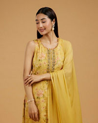 Mohey Women Sunflower Sunset Straight Suit