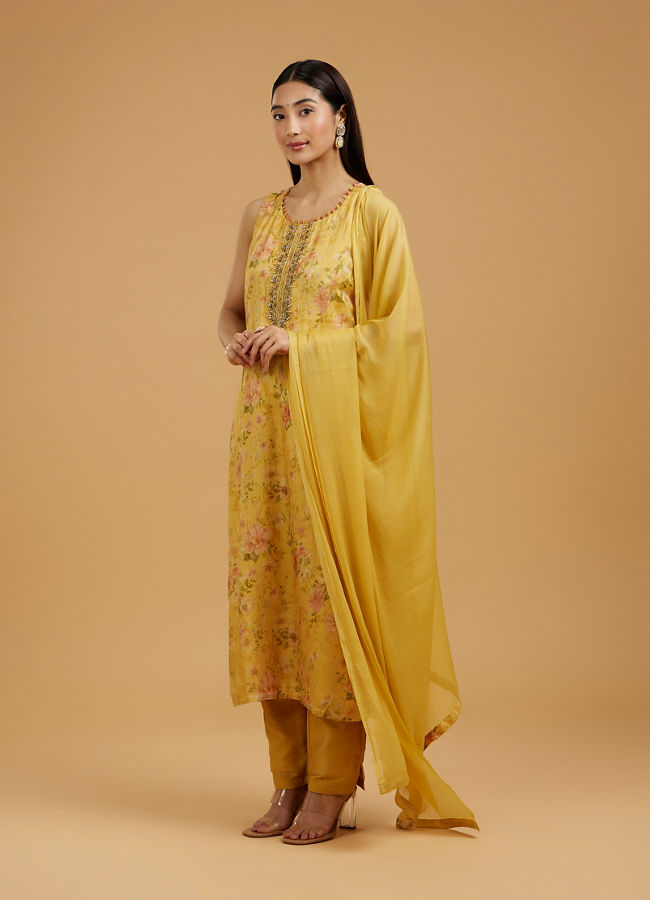 Mohey Women Sunflower Sunset Straight Suit