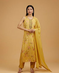 Mohey Women Sunflower Sunset Straight Suit