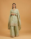 Green Harmonious Palazzo Suit