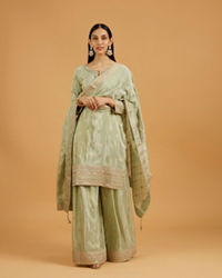 Mohey Women Green Harmonious Palazzo Suit