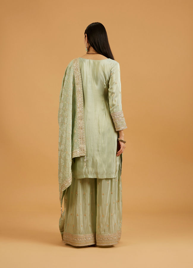 Mohey Women Green Harmonious Palazzo Suit