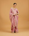 Mohey Women Pink Enchantment Stitched Suit image number 0