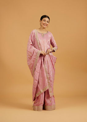 Mohey Women Pink Enchantment Palazzo Suit