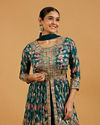 Mohey Women Blue Chinon Fashionable Sharara Suit