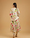 Mohey Women Elegant Cream Anarkali Suit