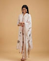 Mohey Women Enchanting Beige Straight Suit