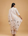Mohey Women Enchanting Beige Straight Suit