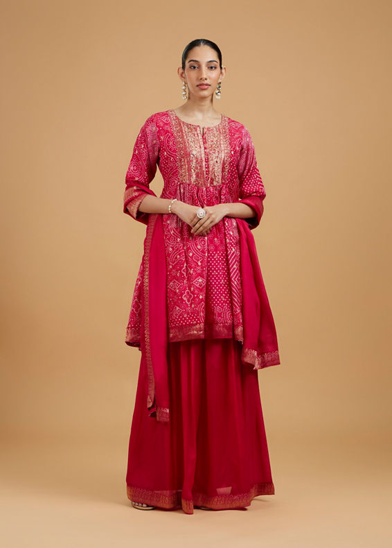 Mohey Women Ravishing Rani Palazzo Suit
