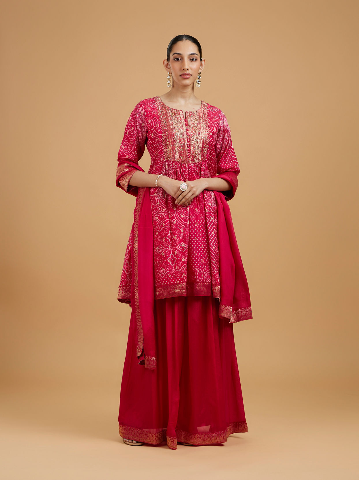 Mohey Women Ravishing Rani Palazzo Suit