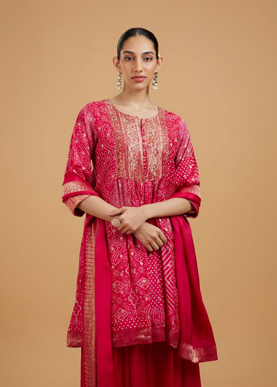 Mohey Women Ravishing Rani Palazzo Suit