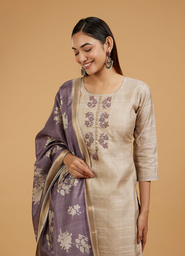Mohey Women Fawn Elegance Straight Suit