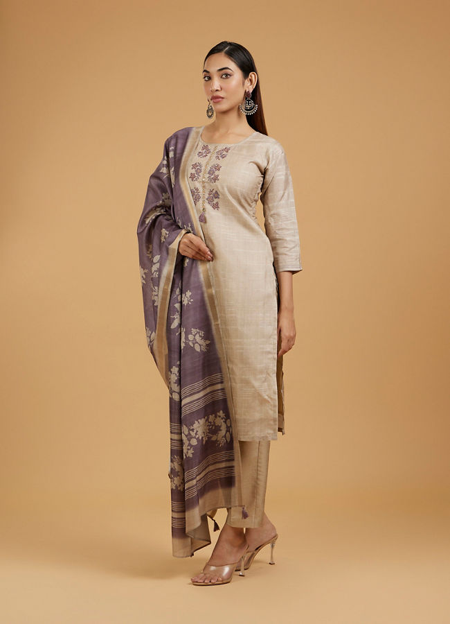 Mohey Women Fawn Elegance Straight Suit