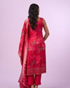 Mohey Women Elegant Rani Pink Stitched Suit