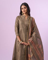 Mohey Women Blossoming Mehandi Anarkali Suit