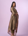 Mohey Women Blossoming Mehandi Anarkali Suit