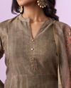 Mohey Women Blossoming Mehandi Anarkali Suit