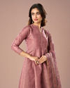 Mohey Women Purple Extravaganza Anarkali Stitched Suit