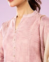 Mohey Women Elegant Light Pink Anarkali Suit
