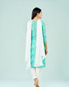 Mohey Women Ravishing Rama Green Straight Suit