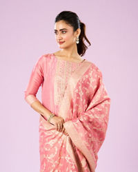 Mohey Women Pristine Pink Artistry Straight Suit