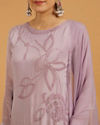 Mohey Women Purple Elegance Palazzo Suit