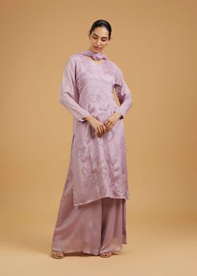 Mohey Women Regal Purple Palazzo Suit
