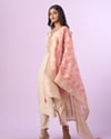Mohey Women Elegant Cream Straight Suit Ensemble