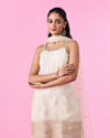 Mohey Women Cream Fantasy Sharara Suit