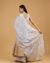 Mohey Women Lilac Tissue Infused Anarkali Suit
