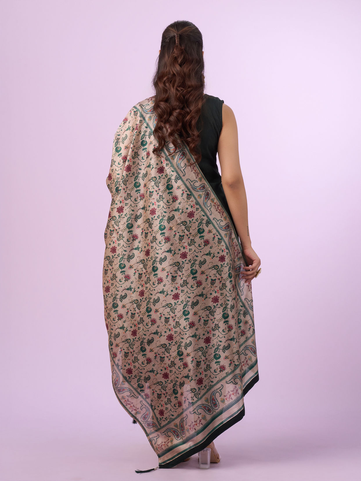 Mohey Women Emerald Green Straight Suit