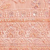 Light Pink Ogee Patterned Floral Embroidered Suit Set