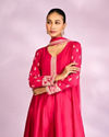 Mohey Women Royal Rani Pink Anarkali Suit