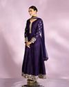 Mohey Women Regal Purple Anarkali Suit