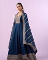 Mohey Women Royal Indigo Anarkali Suit