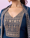 Mohey Women Royal Indigo Anarkali Suit
