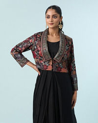 Mohey Women Black Elegance Indo Western
