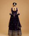 Mohey Women Royal Purple Anarkali Suit