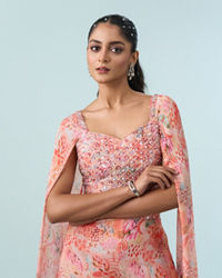 Mohey Women Gajree Palazzo Set With Blouse Indo Western