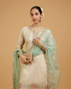 Mohey Women Soft Beige Sharara Suit