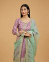 Mohey Women Radiant Purple Royalty Sharara Suit
