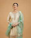 Mohey Women Beige Elegance Sharara Suit