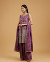 Mohey Women Lavish Purple Palazzo Suit Ensemble