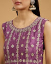Mohey Women Lavish Purple Palazzo Suit Ensemble