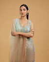 Mohey Women Sea Green-Peach Sharara Suit
