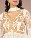 Mohey Women Elegant White Sharara Suit