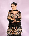 Mohey Women Radiant Black Sharara Suit