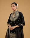 Mohey Women Elegant Black Palazzo Suit