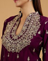 Mohey Women Wine Enchantment Palazzo Suit