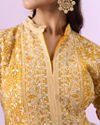 Mohey Women Mustard Yellow Georgette Anarkali Suit